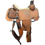 Used 14.5" Monty Reedy Team Roping Saddle