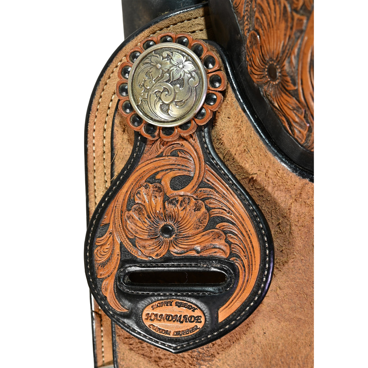Used 14.5" Monty Reedy Team Roping Saddle