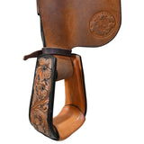 Used 14.5" Monty Reedy Team Roping Saddle