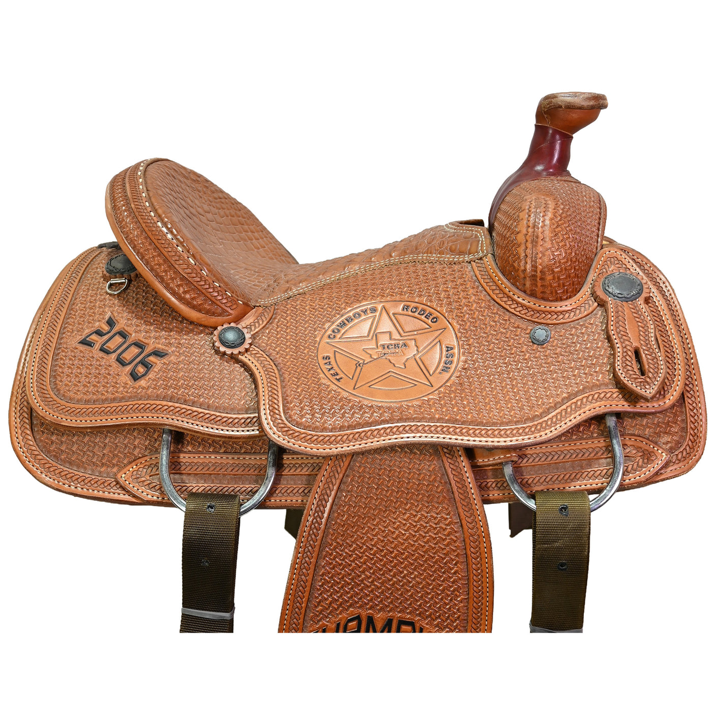 Used 14.5" Tod Slone Trophy Team Roping Saddle