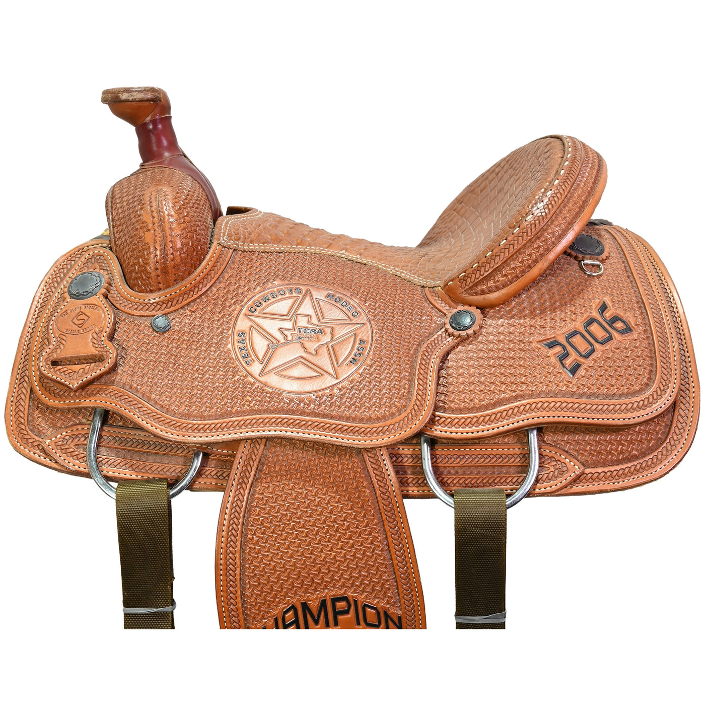 Used 14.5" Tod Slone Trophy Team Roping Saddle