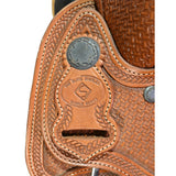 Used 14.5" Tod Slone Trophy Team Roping Saddle