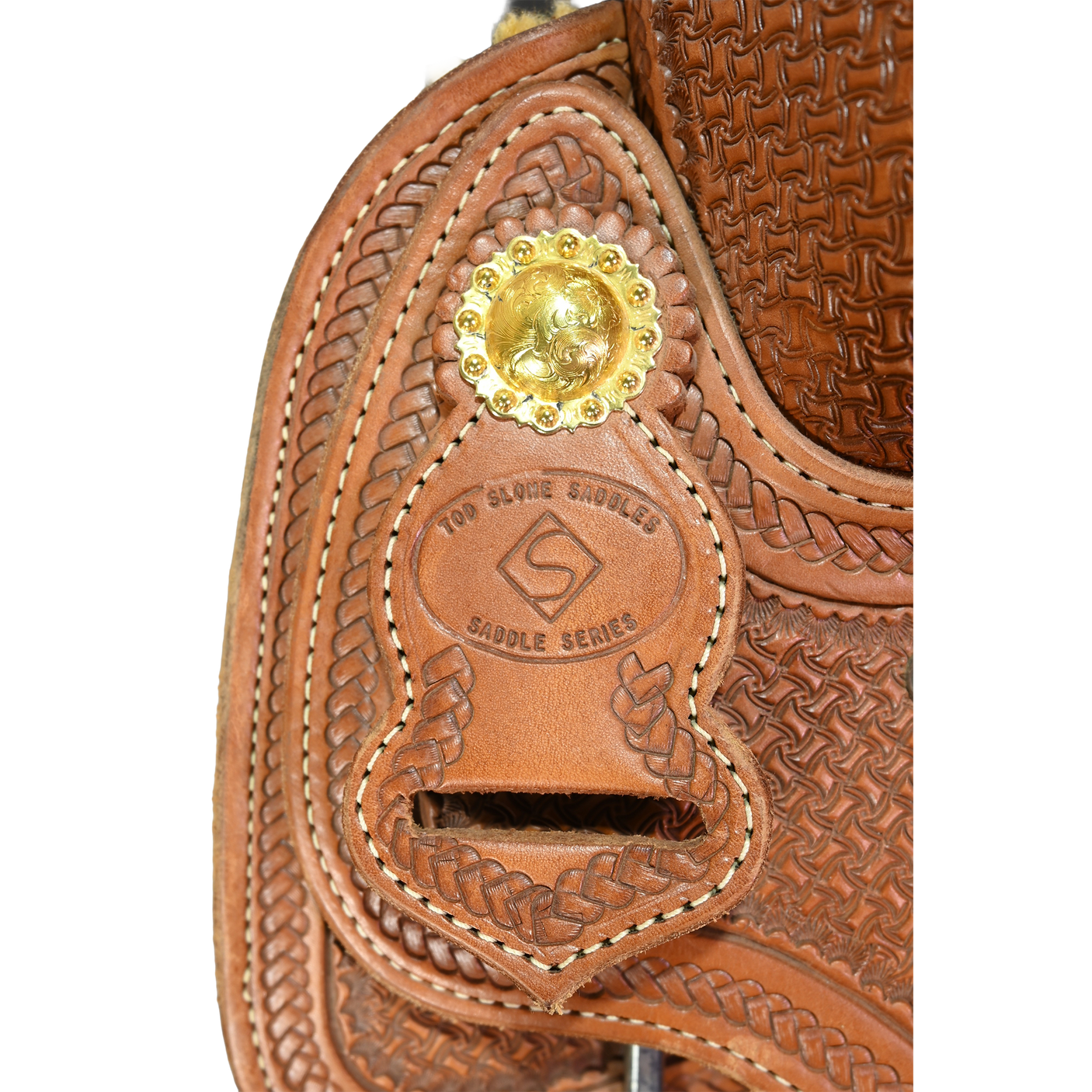 SOLD! Used 14.5" Tod Slone Trophy Team Roping Saddle