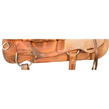 Used 14.75" No Maker Team Roping Saddle