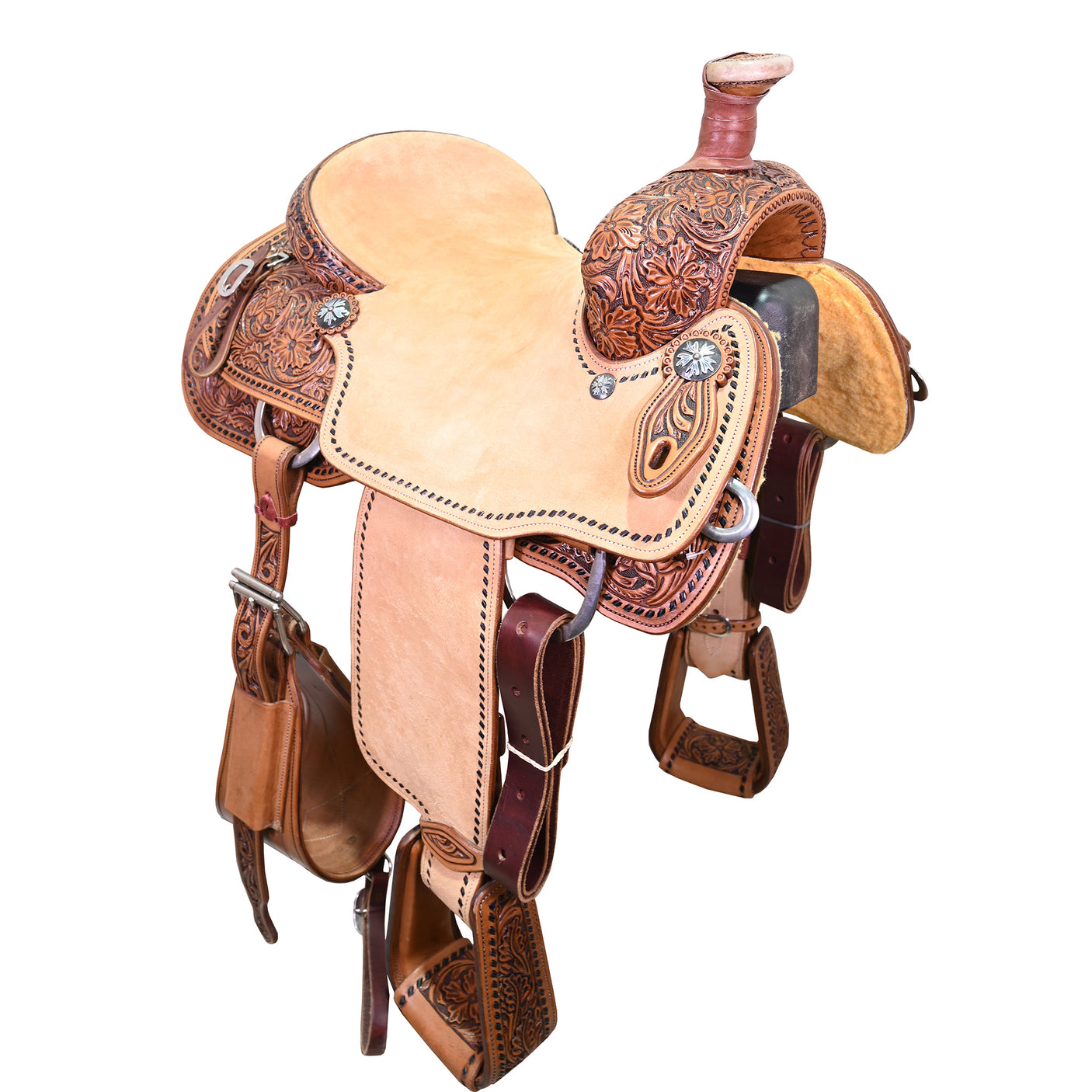 New! 14.75" Smart Horse Team Roping Saddle