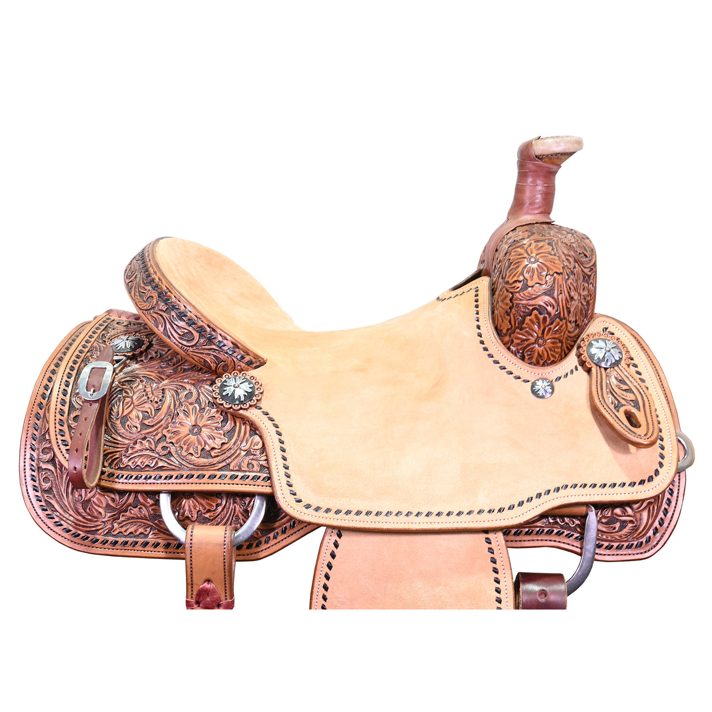 New! 14.75" Smart Horse Team Roping Saddle