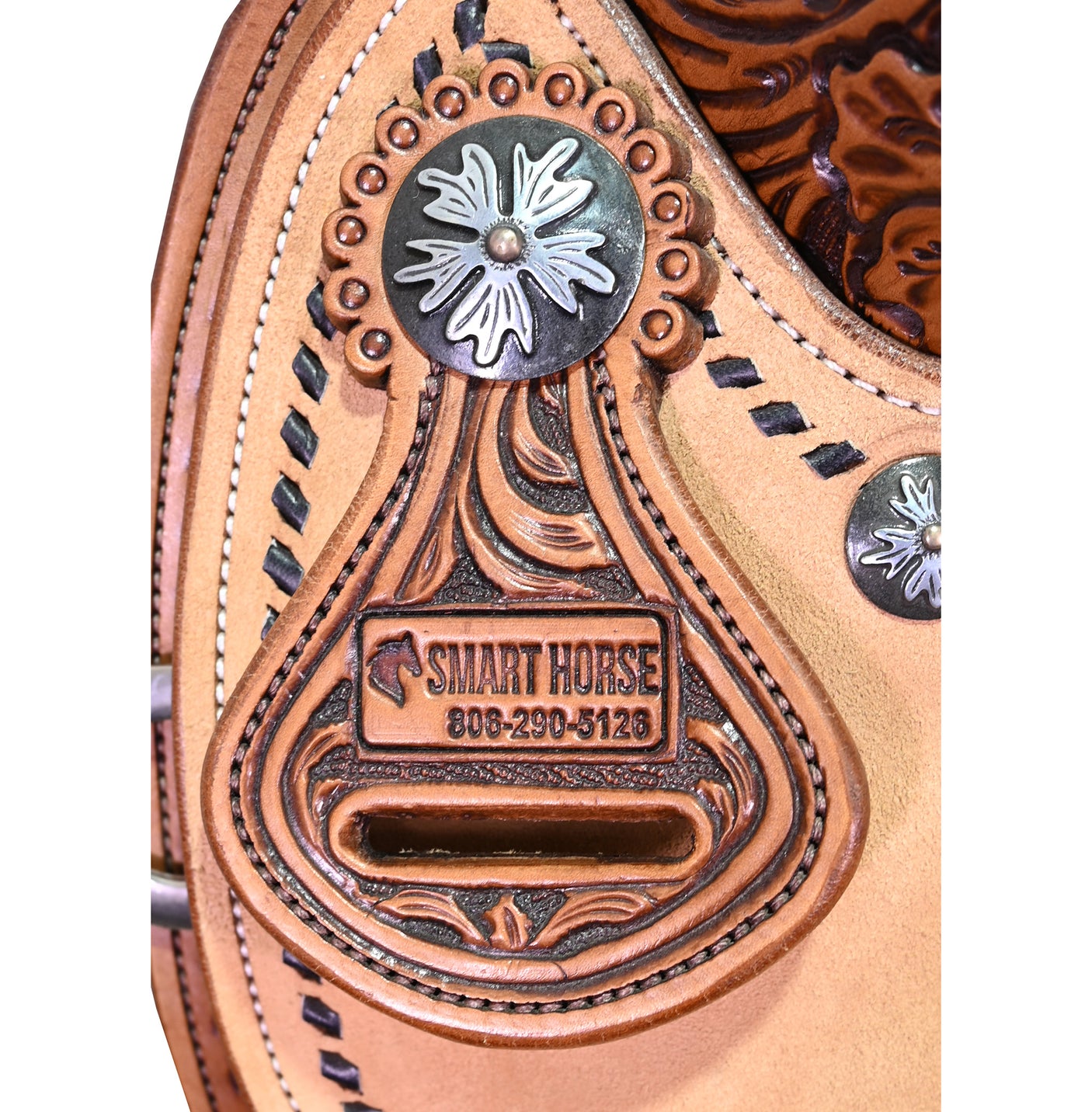 New! 14.75" Smart Horse Team Roping Saddle