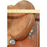 Used 14.5" Albright Team Roping Saddle