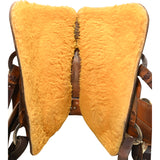 Used 14.5" Albright Team Roping Saddle