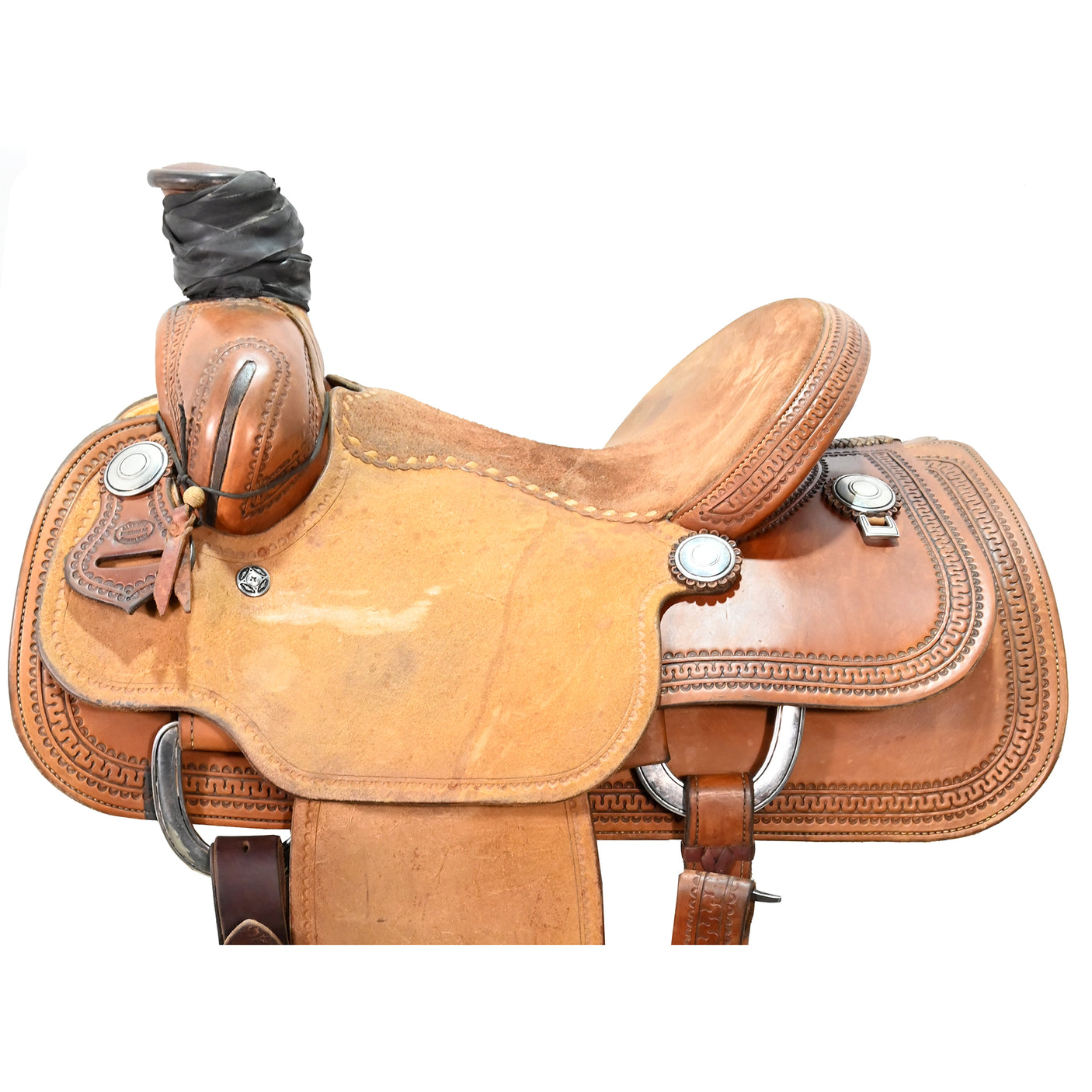 Used 14.5" Albright Team Roping Saddle