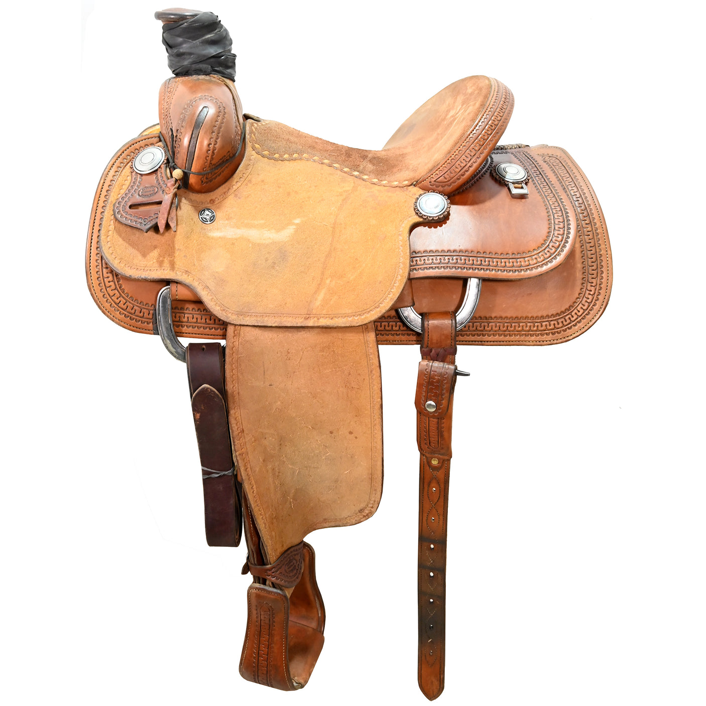 Used 14.5" Albright Team Roping Saddle