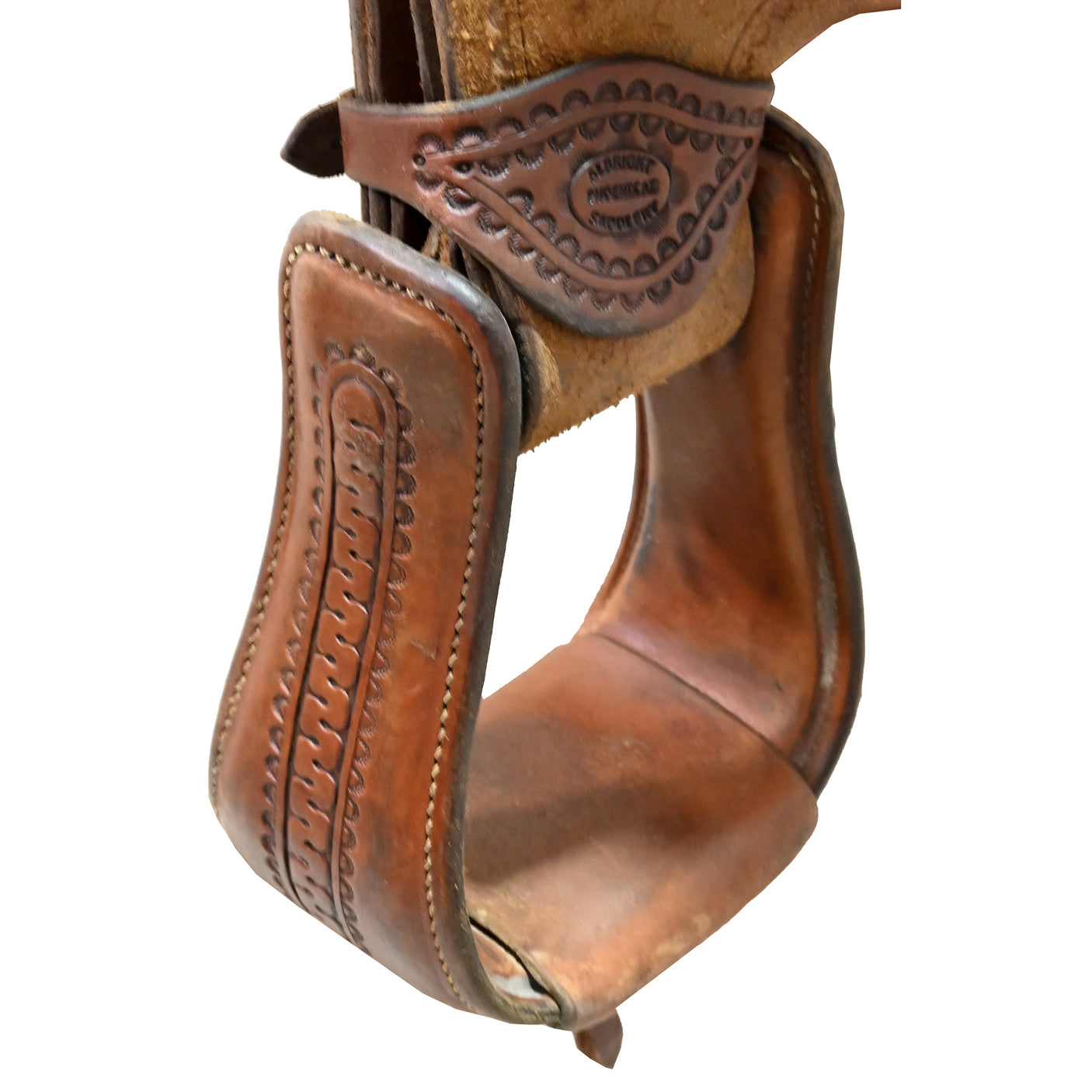Used 14.5" Albright Team Roping Saddle