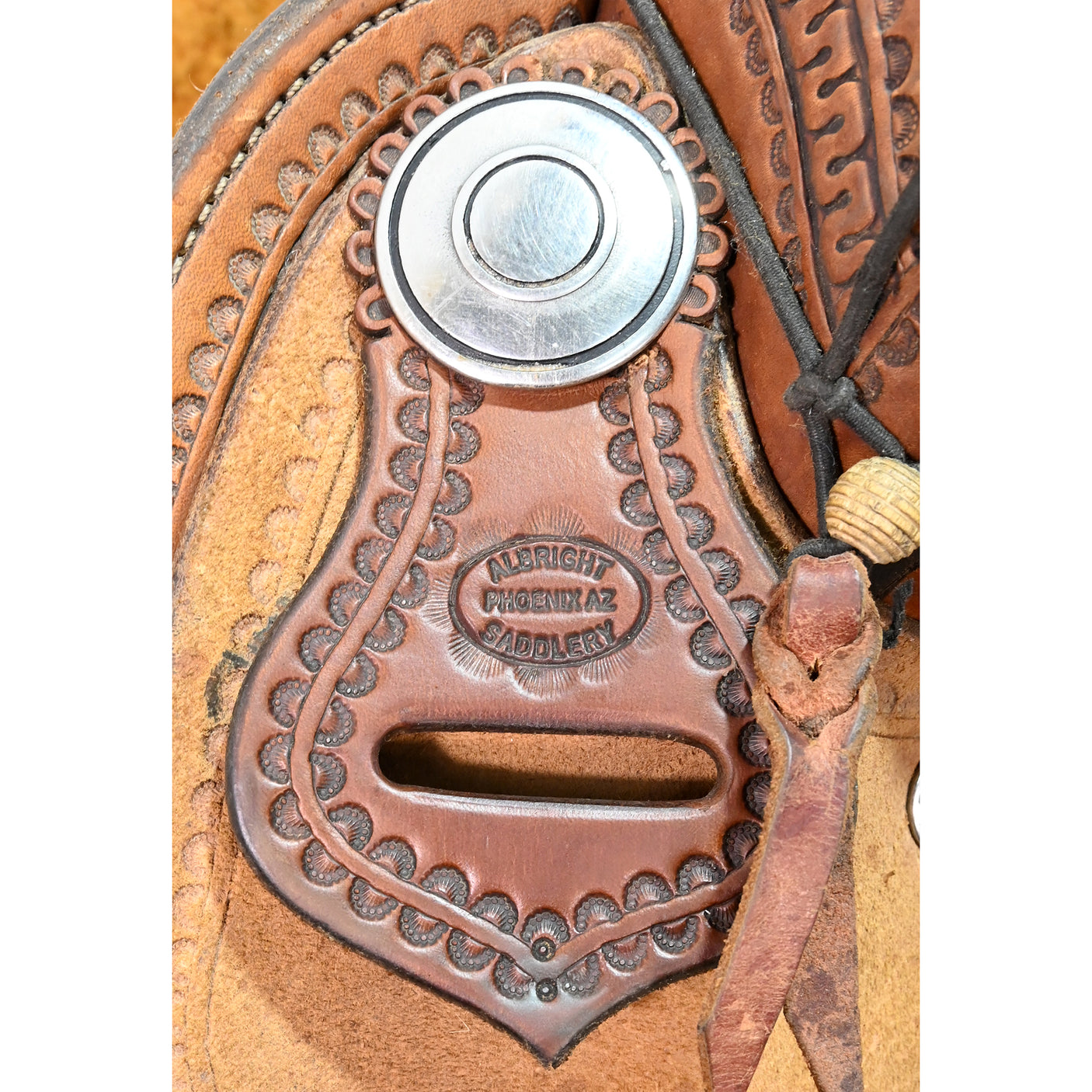 Used 14.5" Albright Team Roping Saddle