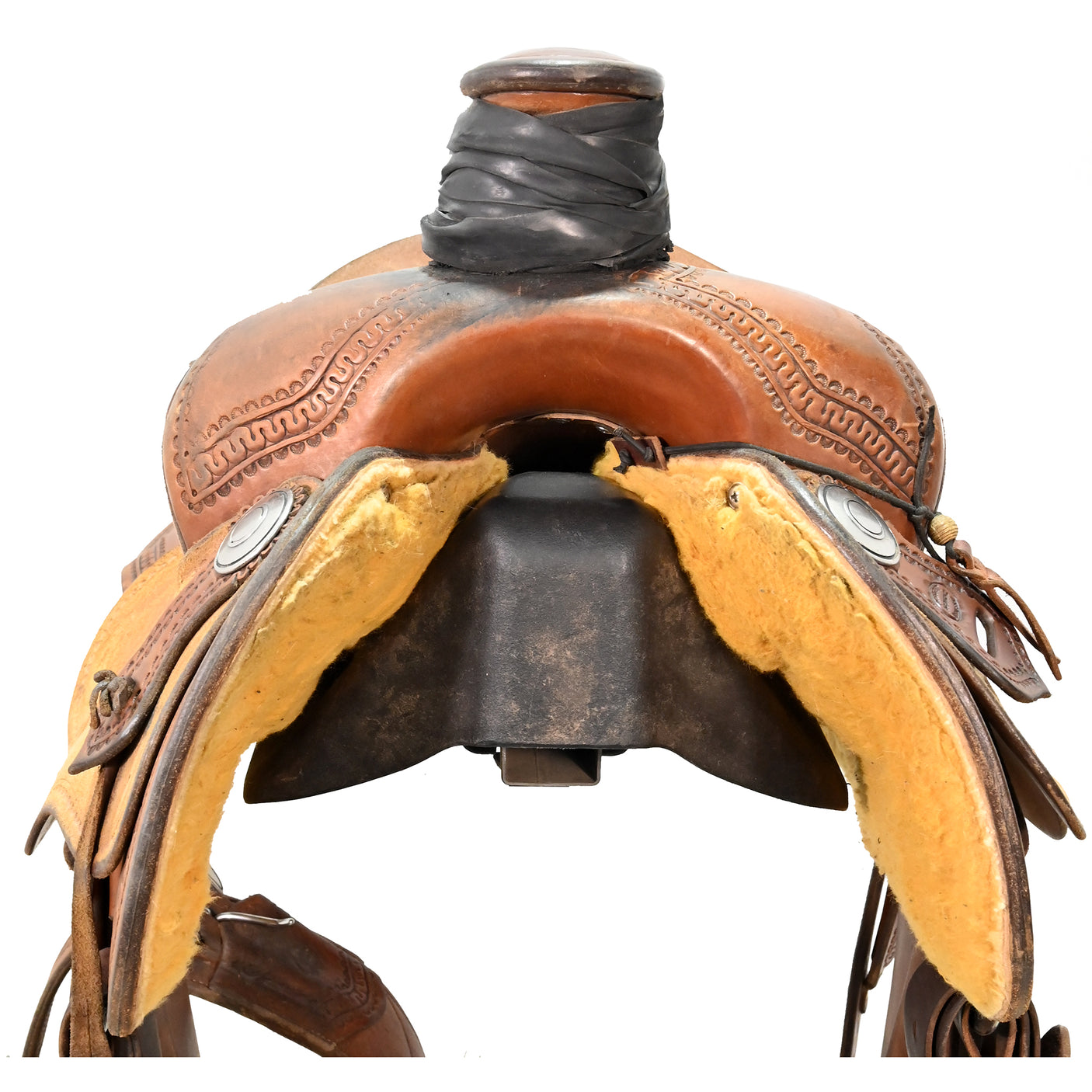 Used 14.5" Albright Team Roping Saddle