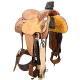 Used 14.5" Albright Team Roping Saddle