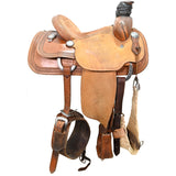 Used 14.5" Albright Team Roping Saddle