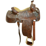 SOLD! Used 14" Ammerman Calf Roping Saddle