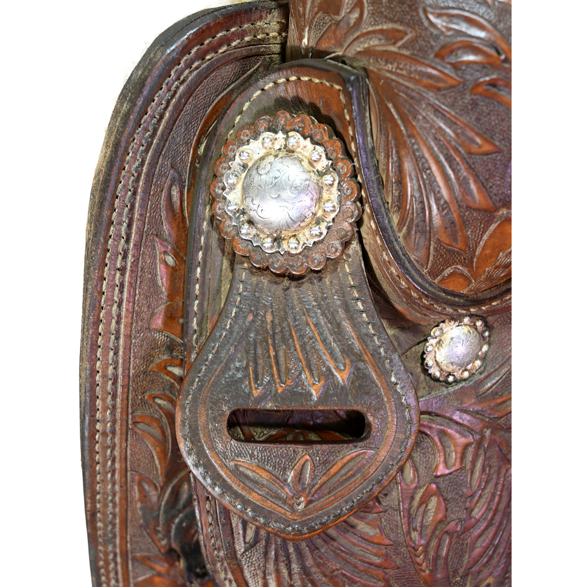 SOLD! Used 14" Ammerman Calf Roping Saddle