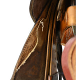 SOLD! Used 14" Ammerman Calf Roping Saddle