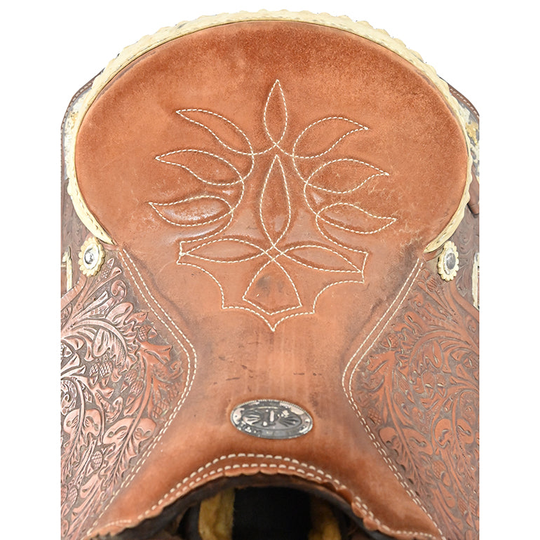 Used 14" Double J  Barrel Racing Saddle