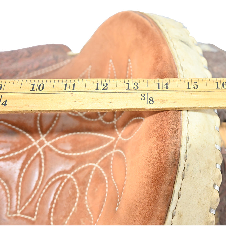 Used 14" Double J  Barrel Racing Saddle