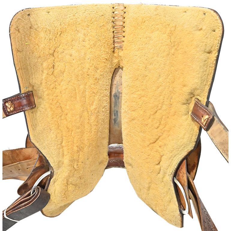 Used 14" Double J  Barrel Racing Saddle