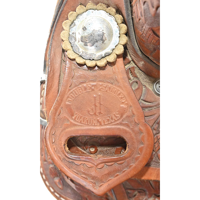 Used 14" Double J  Barrel Racing Saddle