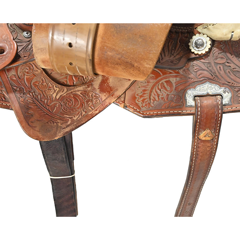 Used 14" Double J  Barrel Racing Saddle