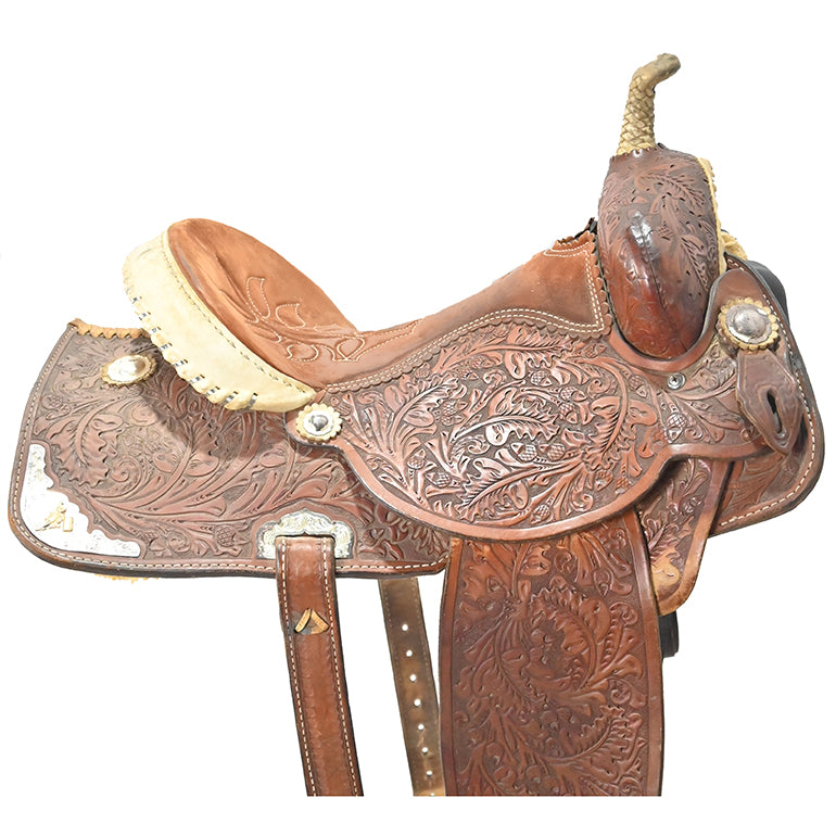 Used 14" Double J  Barrel Racing Saddle