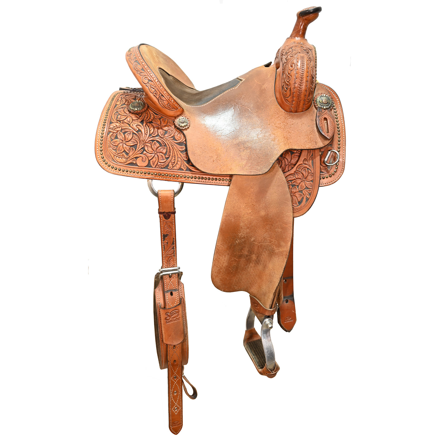 Used 14" Stoney Saddlery Barrel Saddle