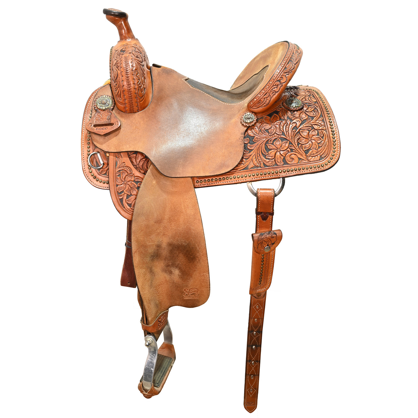 Used 14" Stoney Saddlery Barrel Saddle