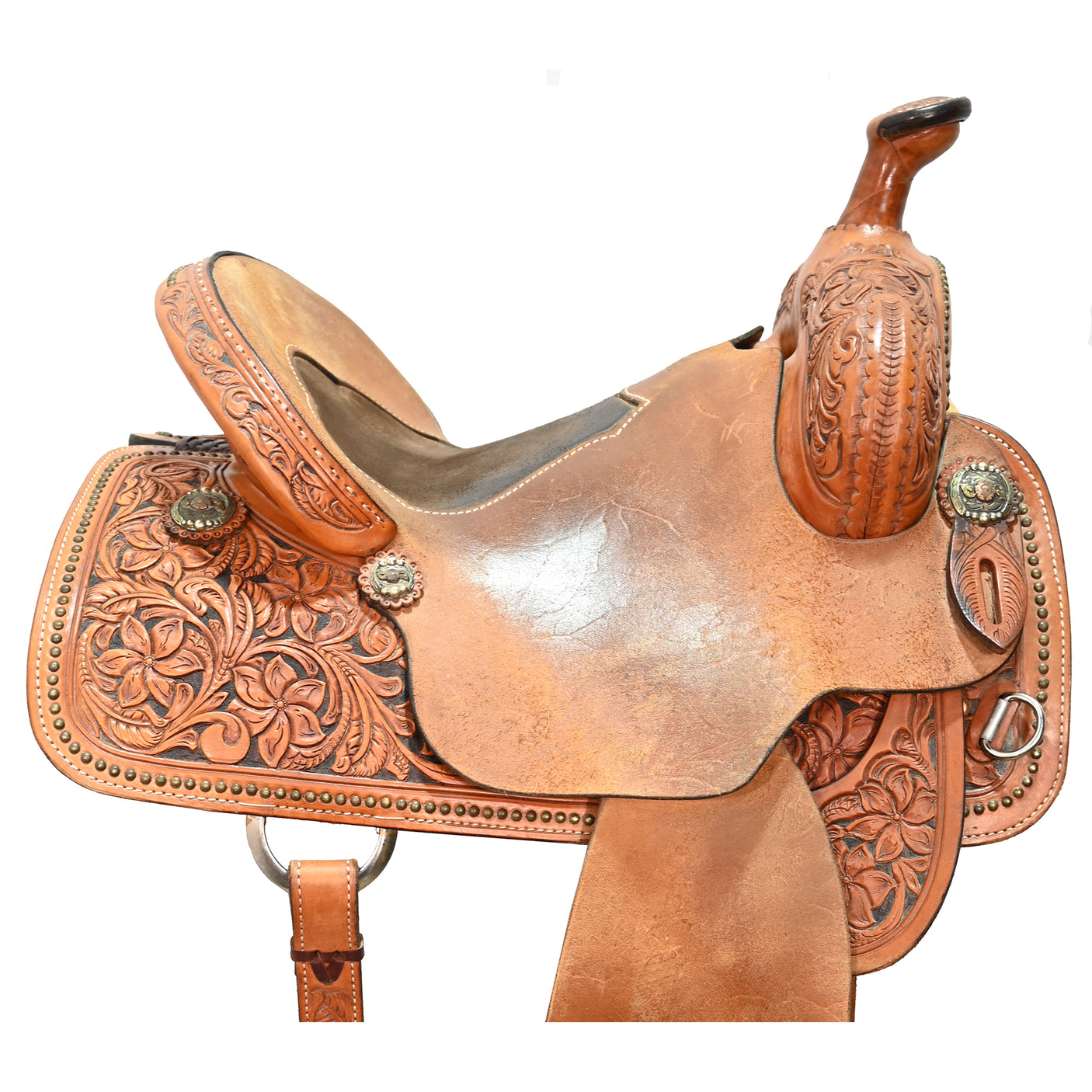 Used 14" Stoney Saddlery Barrel Saddle