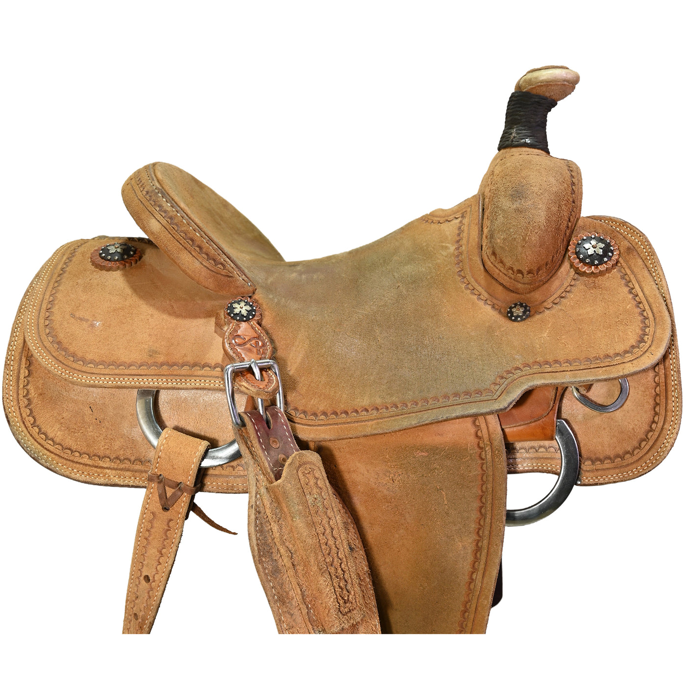 Used 13.5" Teskey's Patrick Smith Team Roping Saddle