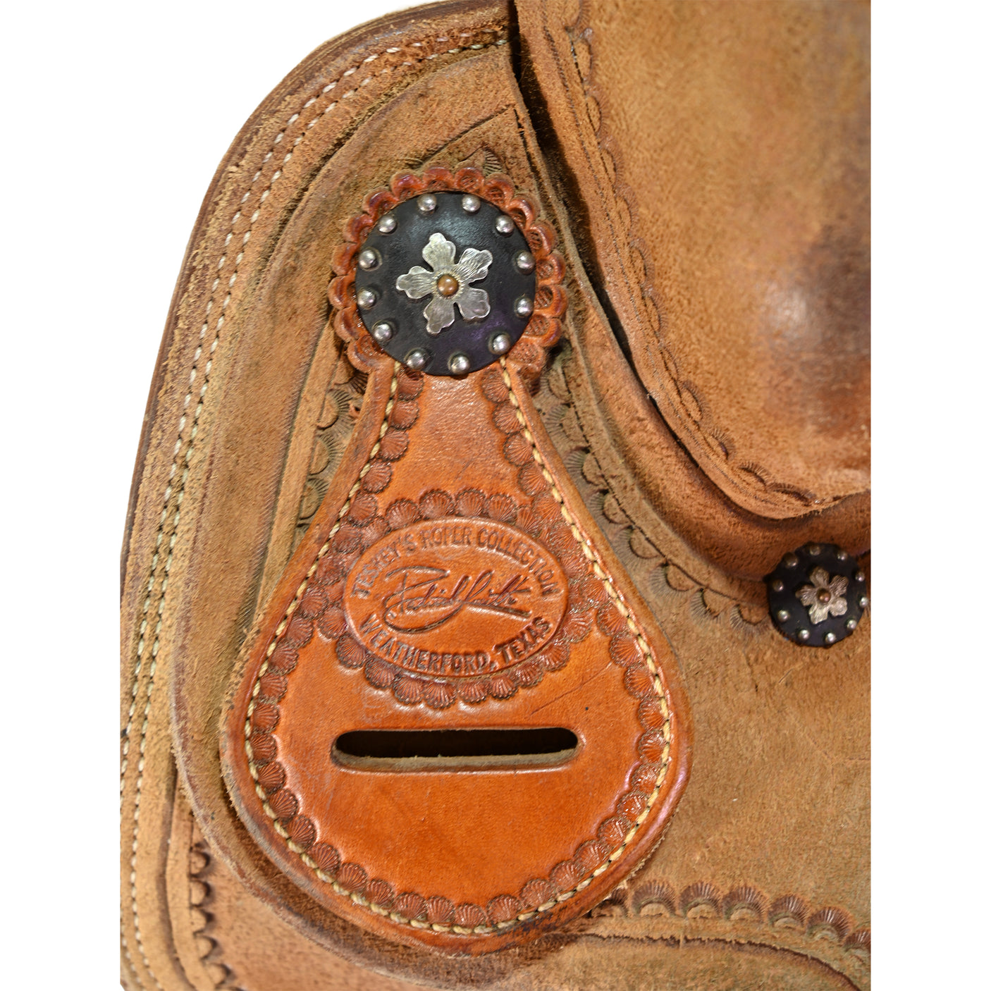 Used 13.5" Teskey's Patrick Smith Team Roping Saddle