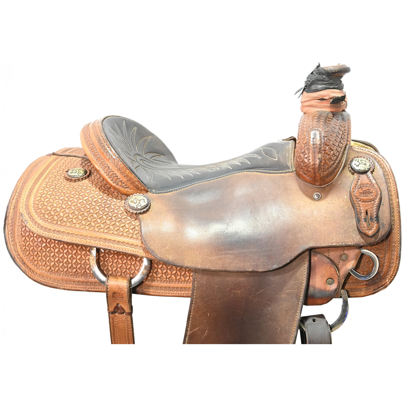 SOLD! Used 15.5" Coats Saddlery Team Roping Saddle