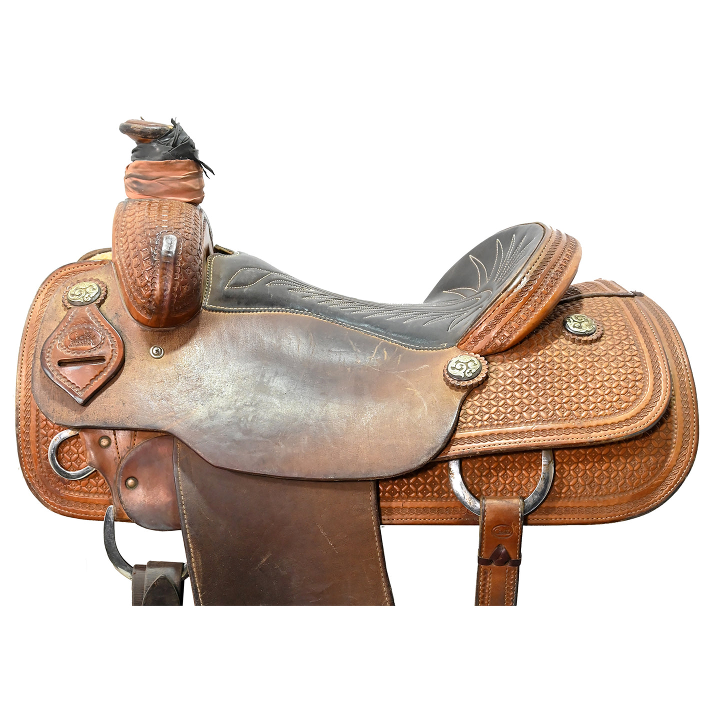 SOLD! Used 15.5" Coats Saddlery Team Roping Saddle