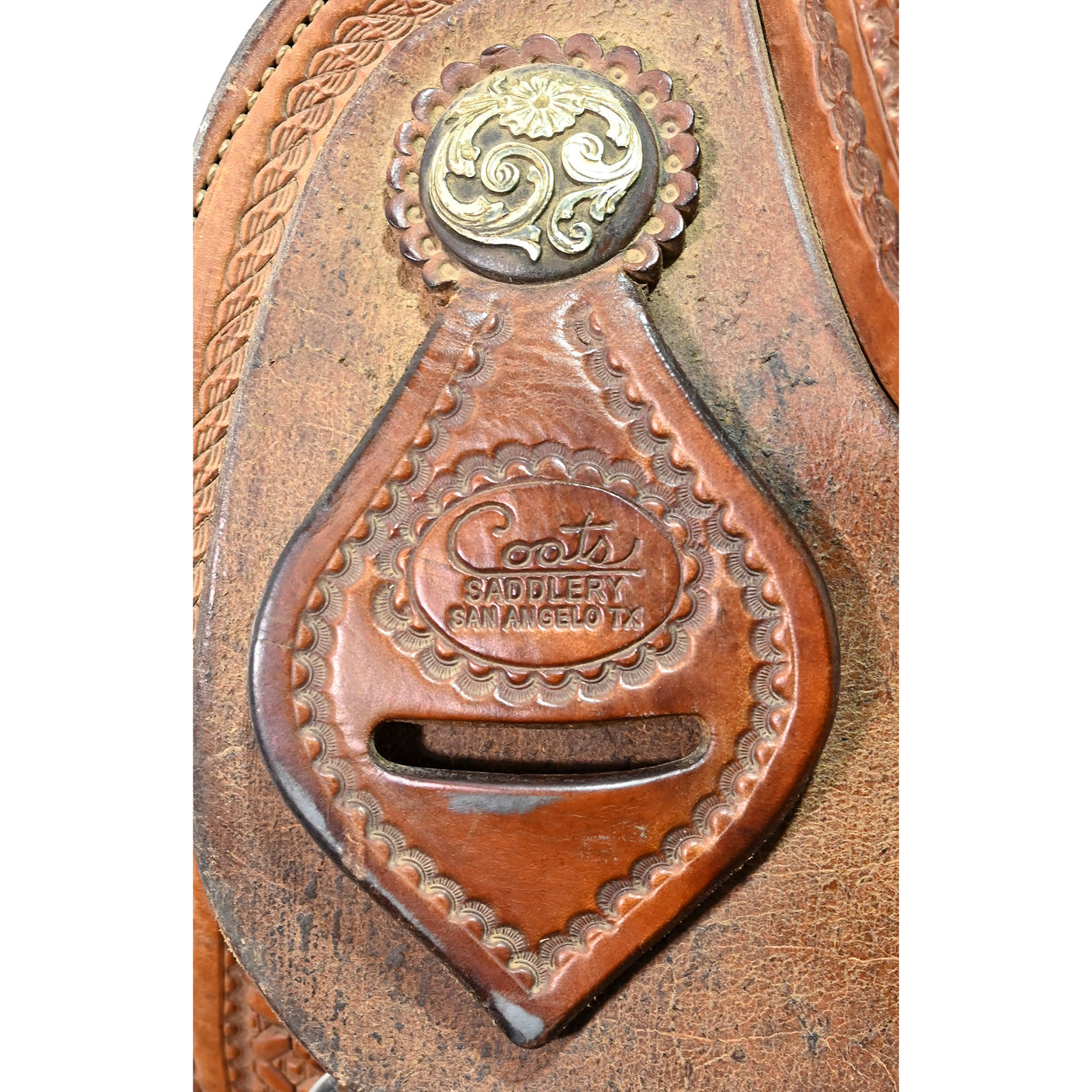 SOLD! Used 15.5" Coats Saddlery Team Roping Saddle