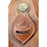 SOLD! Used 15.5" Coats Saddlery Team Roping Saddle