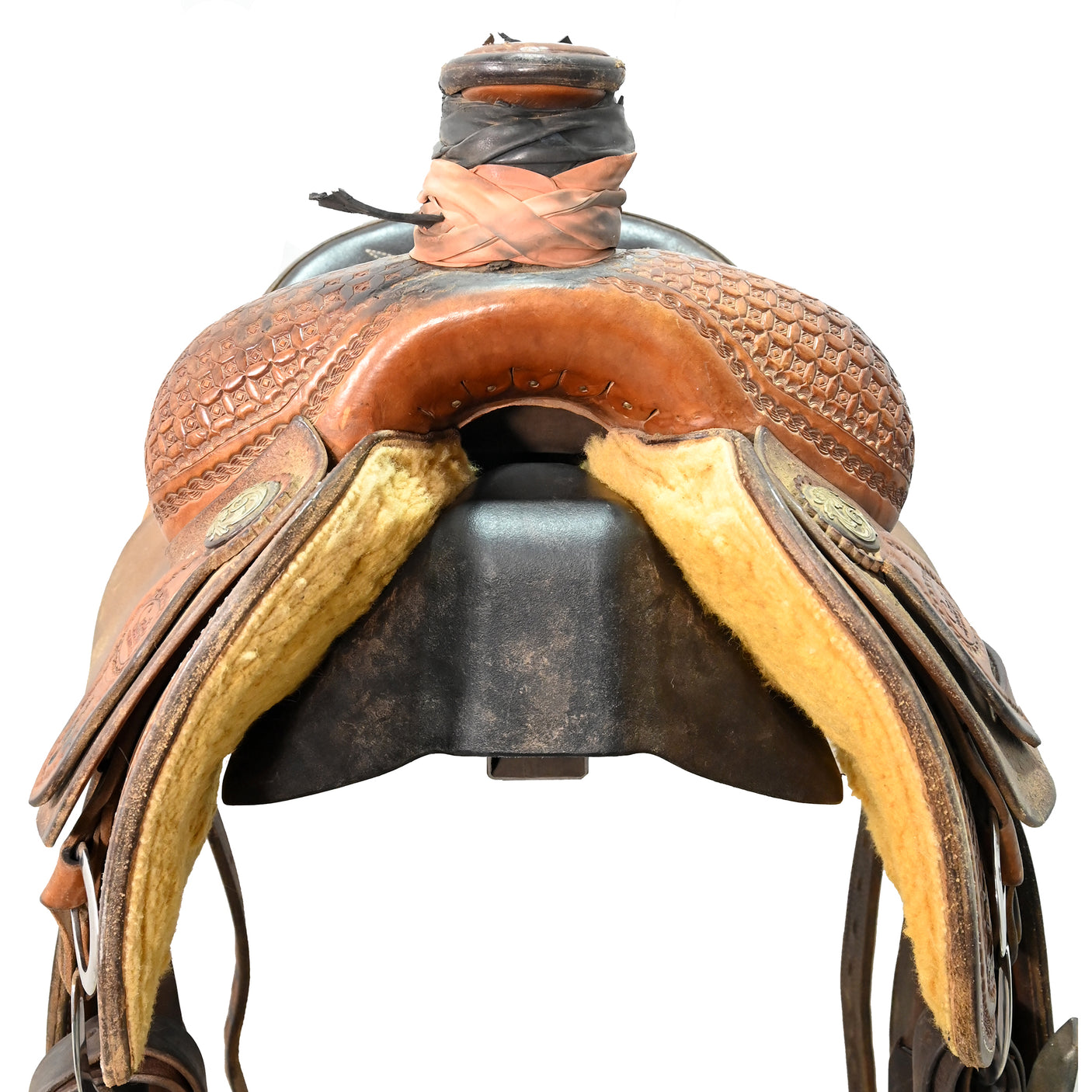 SOLD! Used 15.5" Coats Saddlery Team Roping Saddle