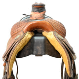 SOLD! Used 15.5" Coats Saddlery Team Roping Saddle