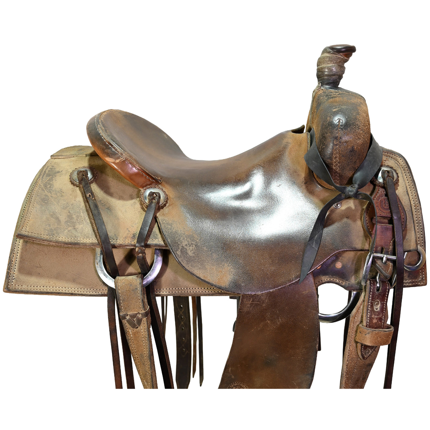 Used 15.5" Emperor Ranch Cutting Saddle