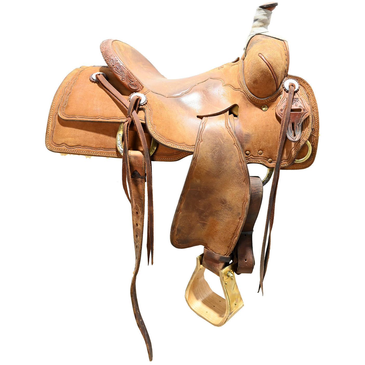 SOLD! Used 15.5" Oliver Ranch Cutting Saddle