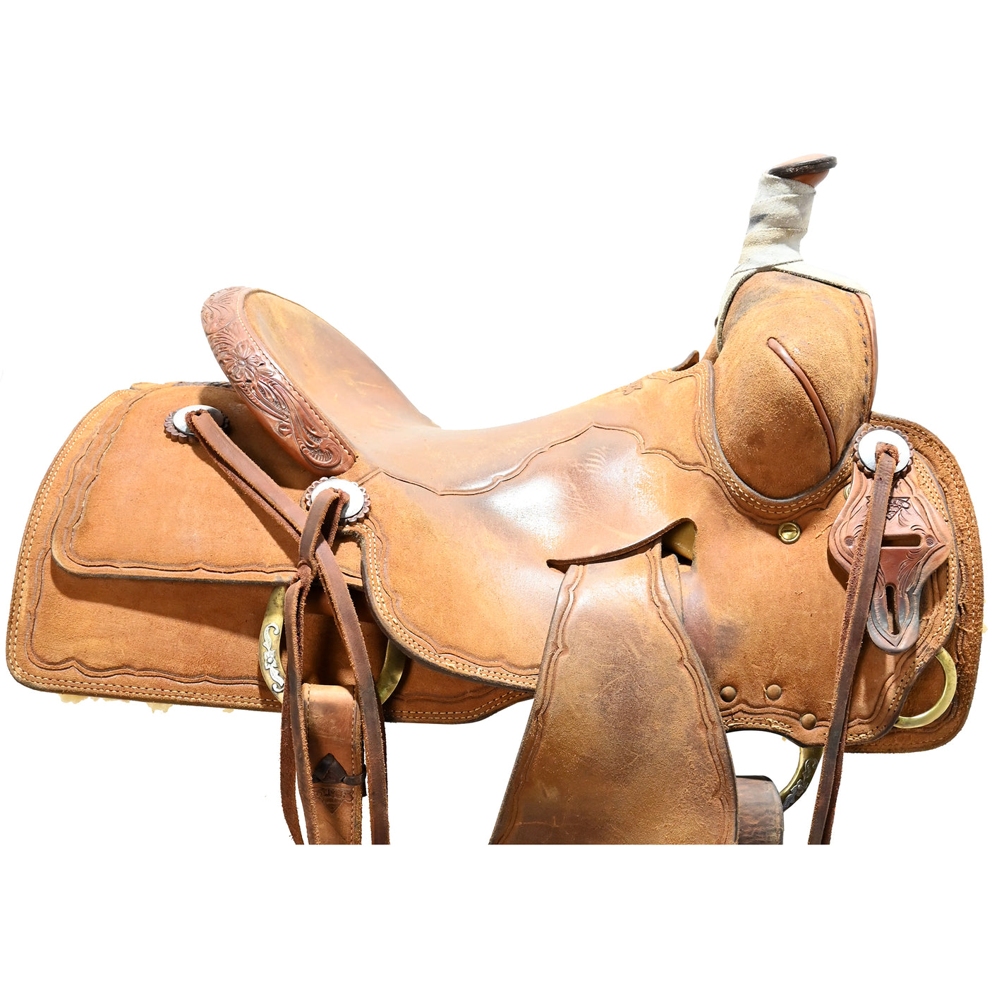 SOLD! Used 15.5" Oliver Ranch Cutting Saddle