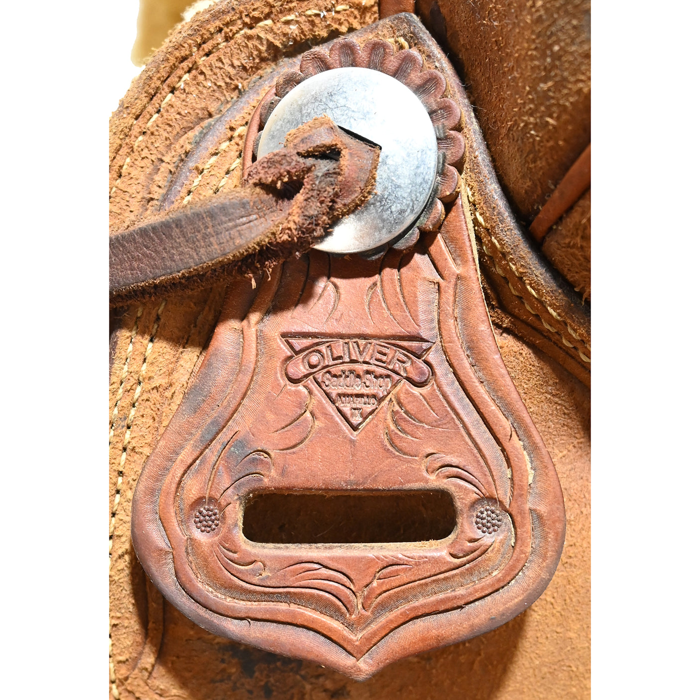 SOLD! Used 15.5" Oliver Ranch Cutting Saddle