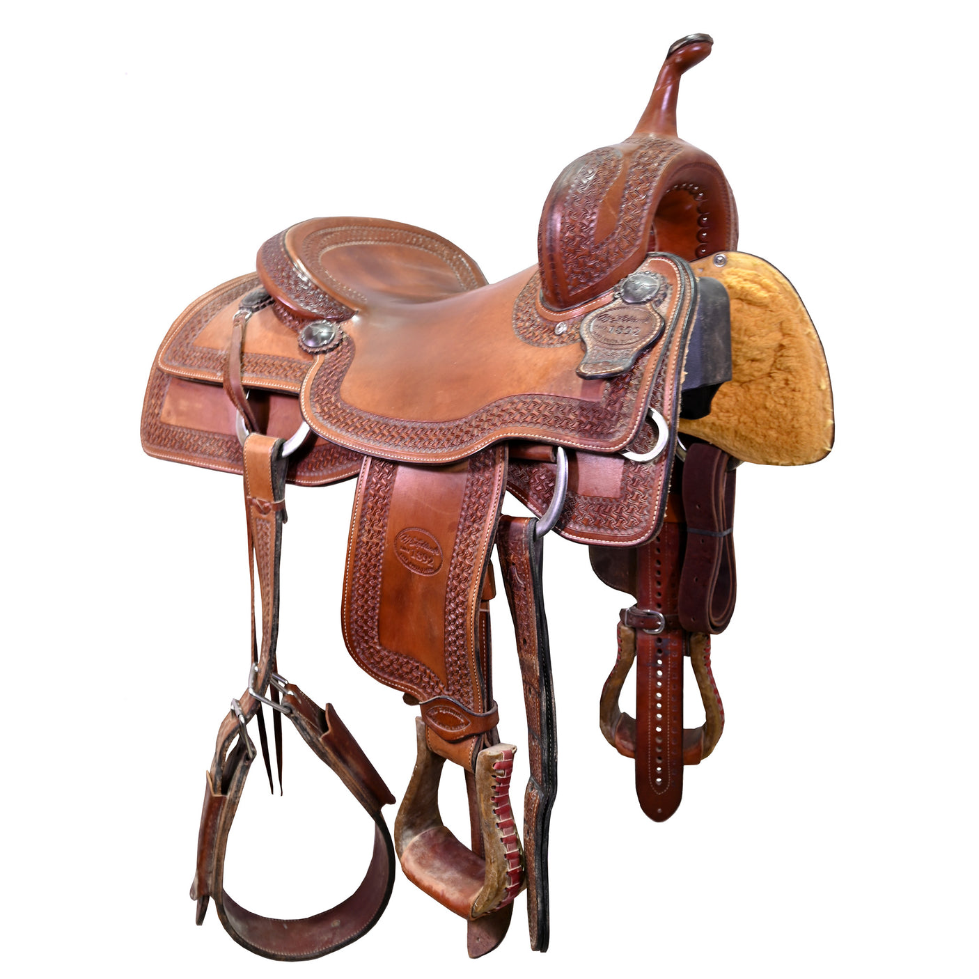 Used 15.5" McLelland's Cutting Saddle