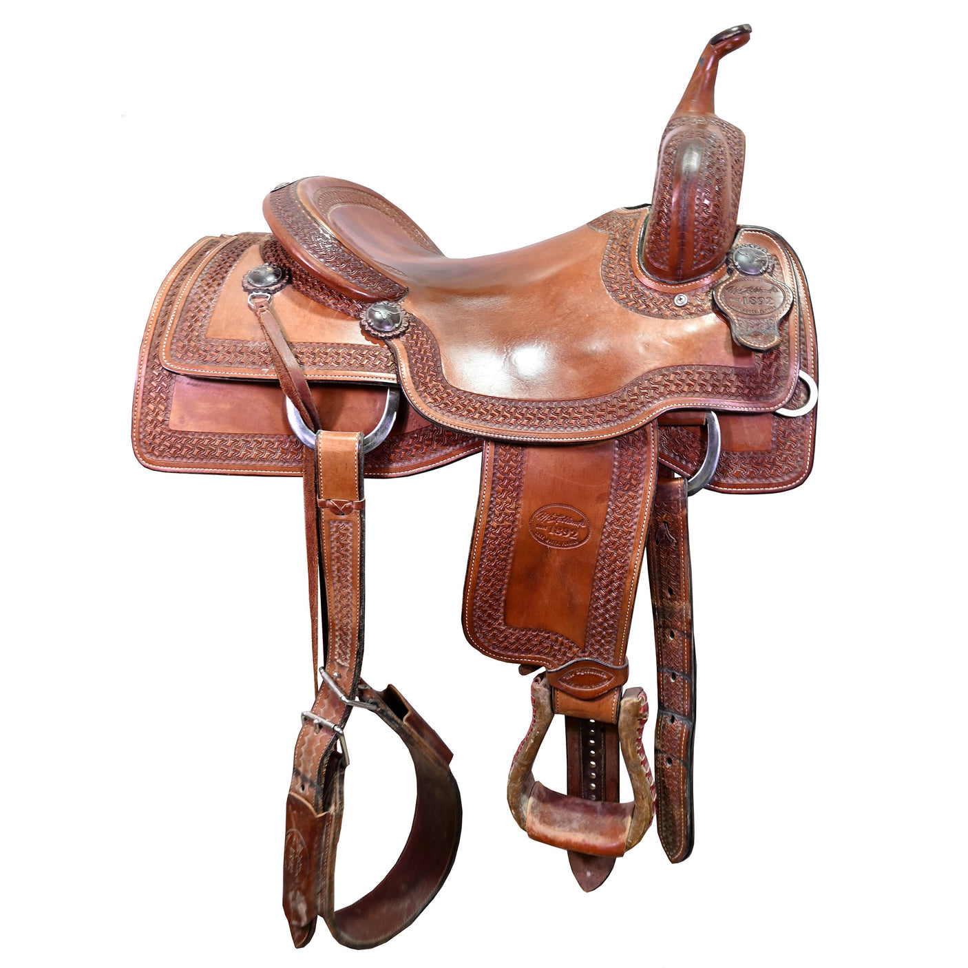 Used 15.5" McLelland's Cutting Saddle