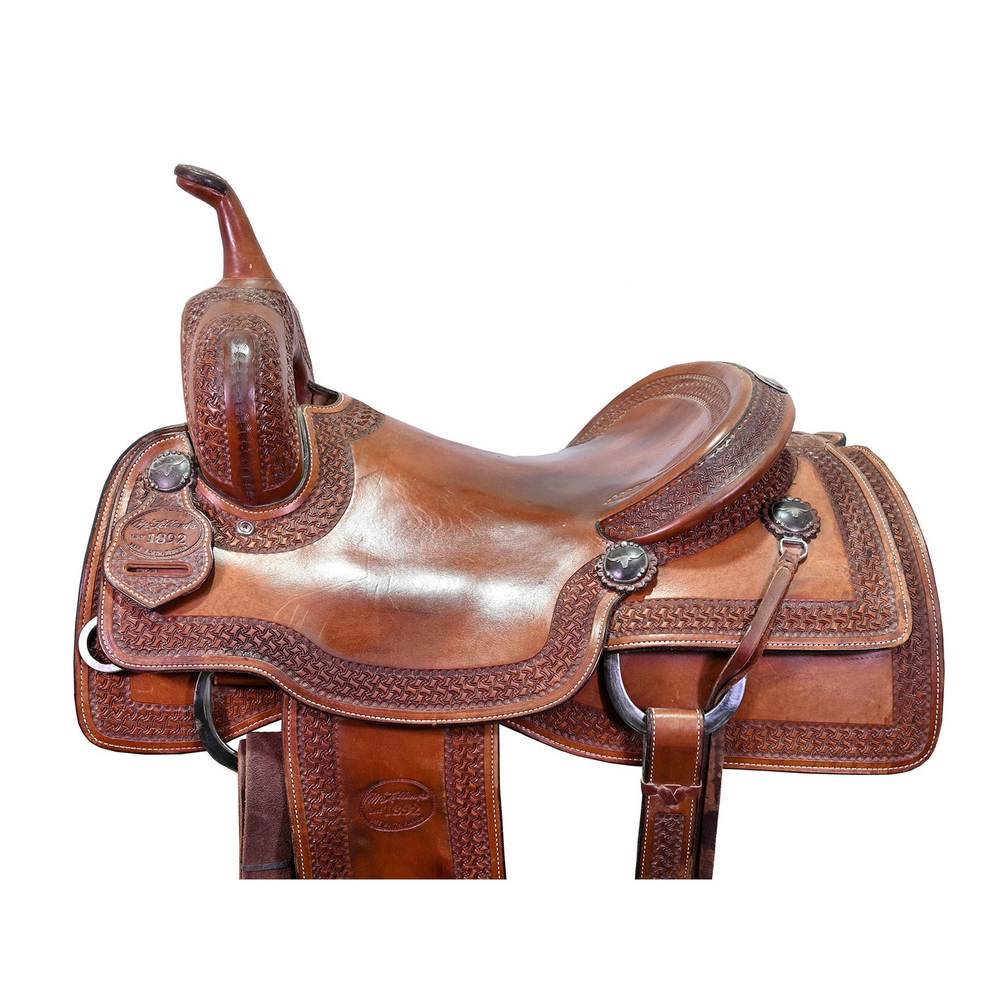 Used 15.5" McLelland's Cutting Saddle