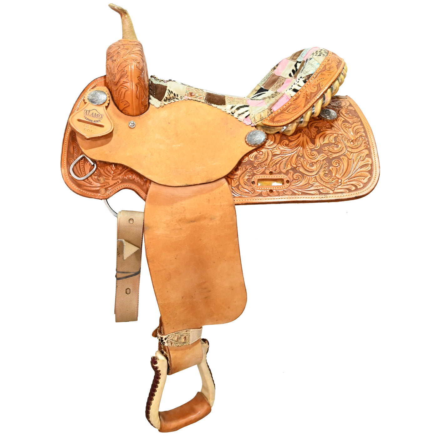 SOLD! Used 15" Alamo Saddlery Barrel Saddle