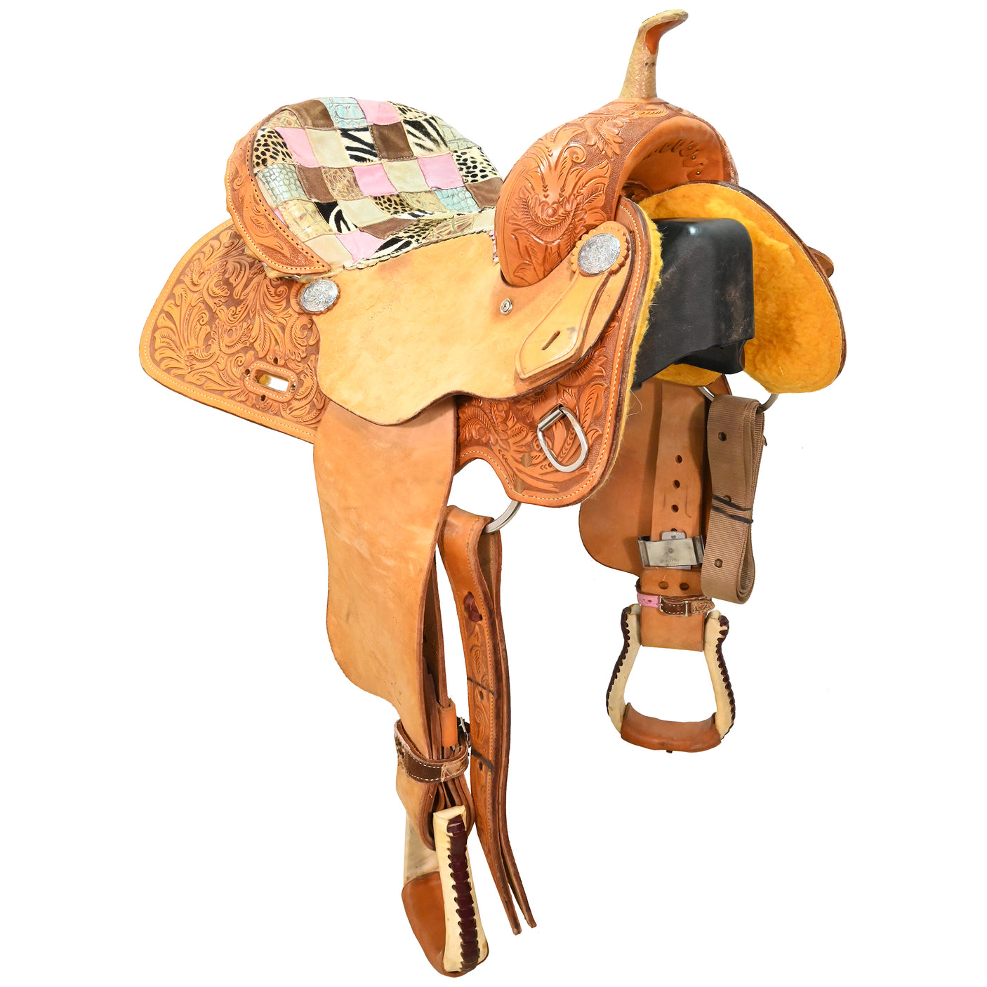 SOLD! Used 15" Alamo Saddlery Barrel Saddle