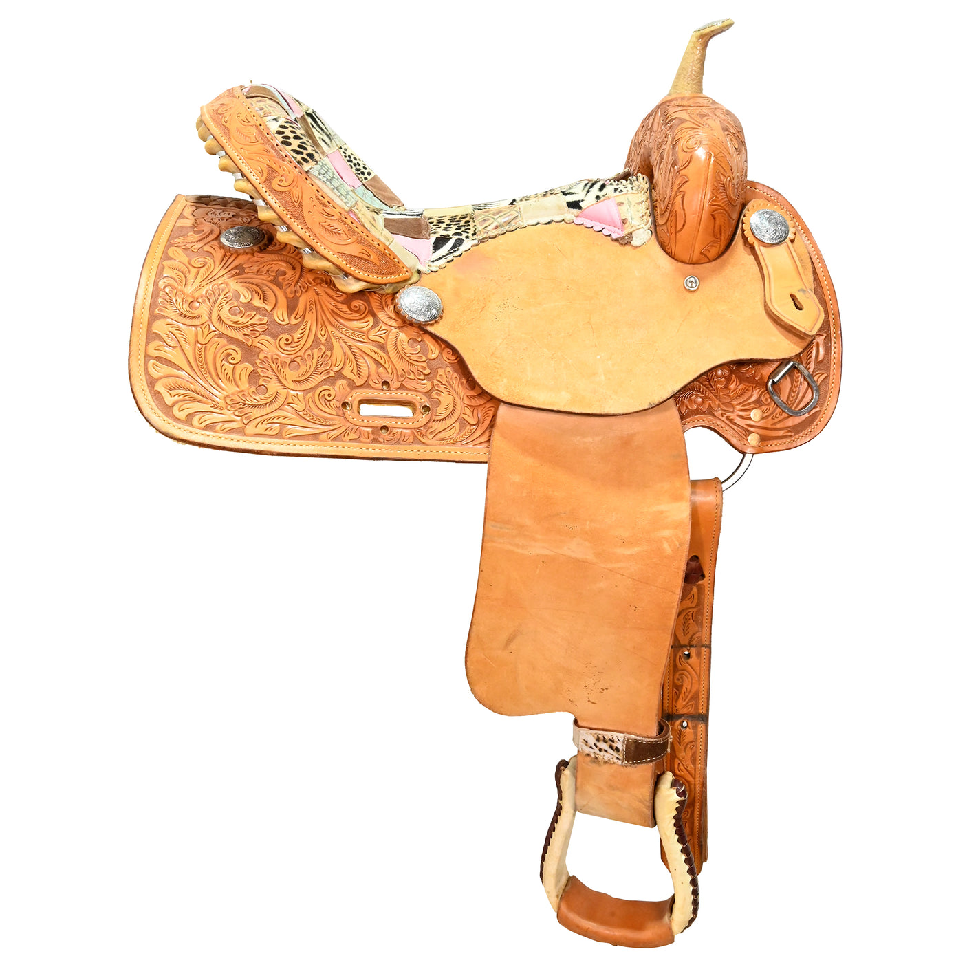 SOLD! Used 15" Alamo Saddlery Barrel Saddle